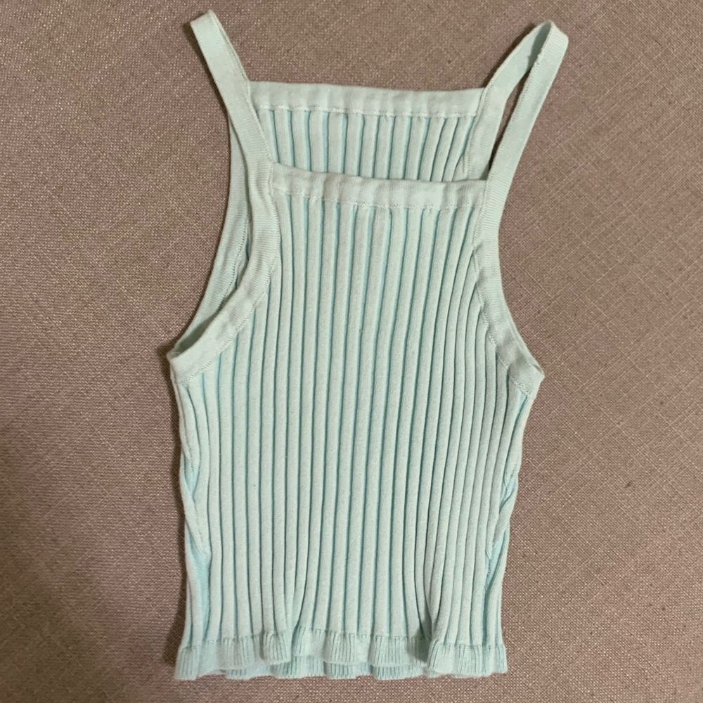 Ootdfash mint tank top